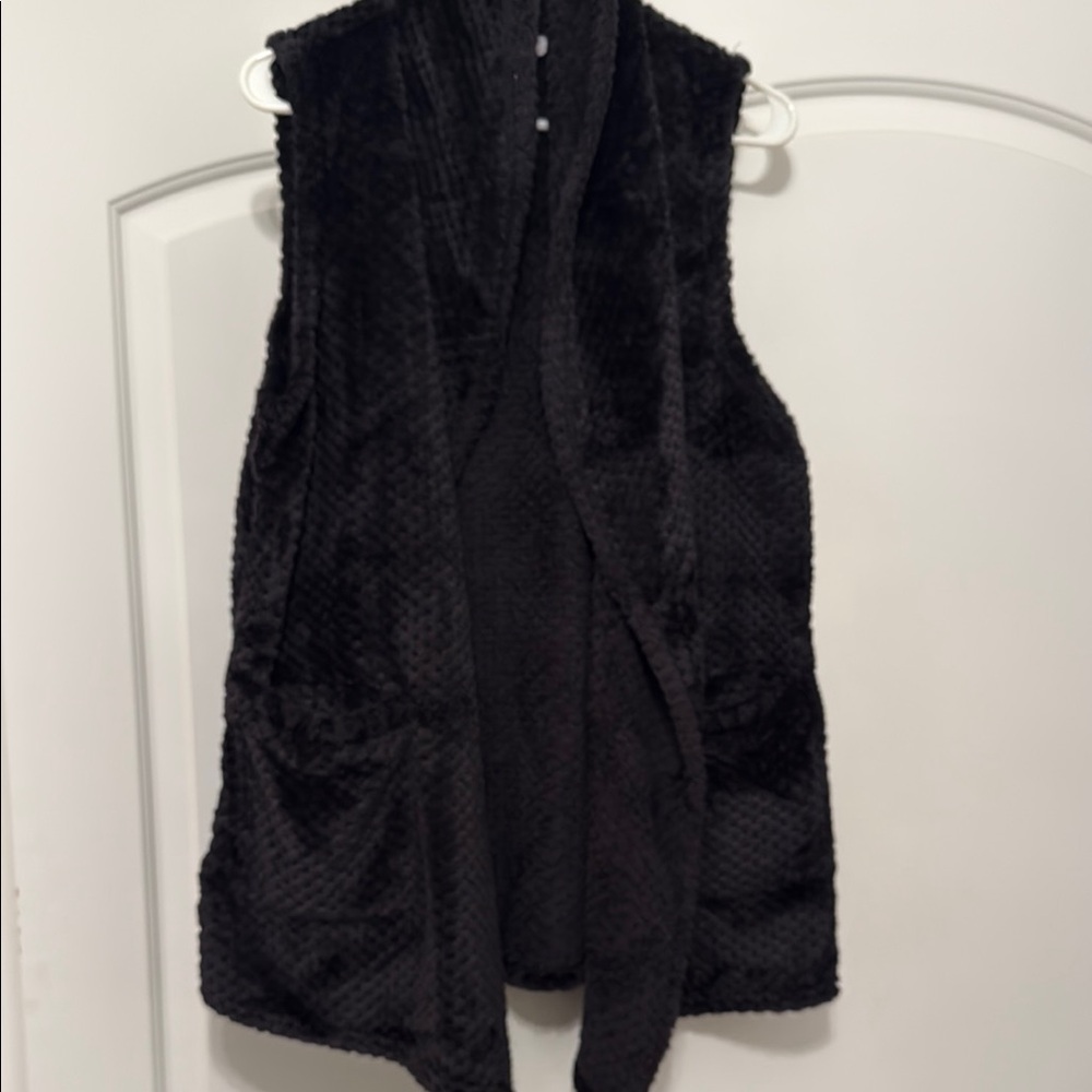 Croft & Barrow Black Vest Jacket